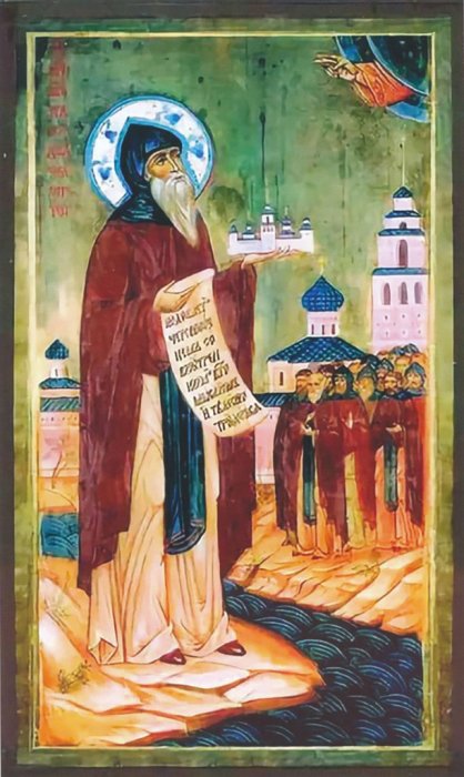 Мощи Прп. Иоасафа, игумена Снетогорского