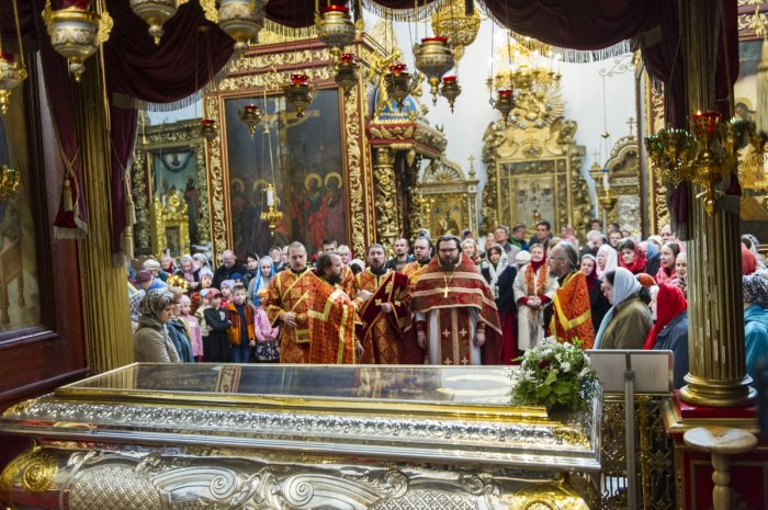 День памяти благоверного князя Всеволода-Гавриила Псковского молитвенно отпразновали в Троицком соборе