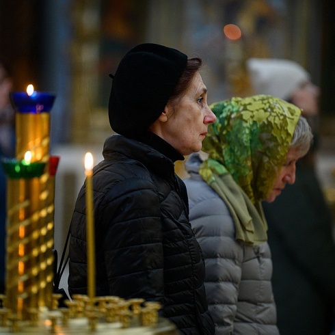 Митрополит Арсений совершил чтение Великого покаянного канона в Свято-Троицком кафедральном соборе