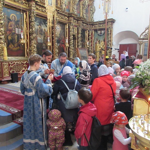 Первые занятия прошли 22 сентября в Воскресной школе Троицкого собора.