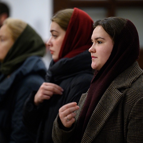 В свой день Ангела митрополит Матфей совершил Божественную Литургию в Свято-Троицком кафедральном соборе