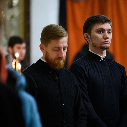В свой день Ангела митрополит Матфей совершил Божественную Литургию в Свято-Троицком кафедральном соборе