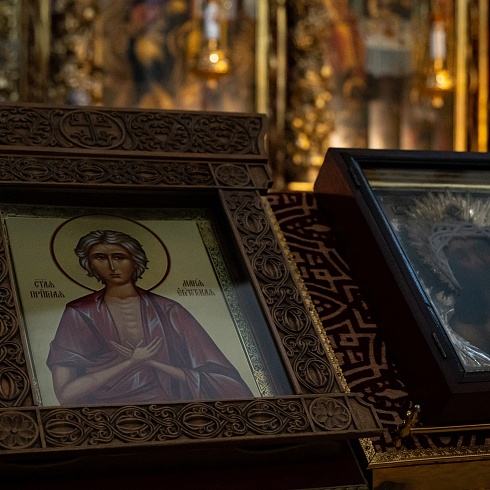 Митрополит Матфей совершил чтение покаянного канона святителя Андрея Критского в Свято-Троицком соборе