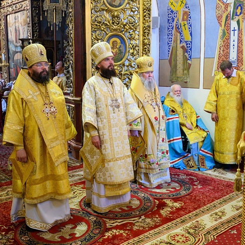 Праздничные торжества прошли в день памяти святой равноапостольной княгини Ольги в Свято-Троицком кафедральном соборе