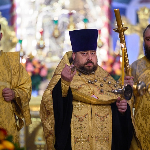 Память святой равноапостольной княгини Ольги молитвенно почтили в Троицком соборе Псковского кремля