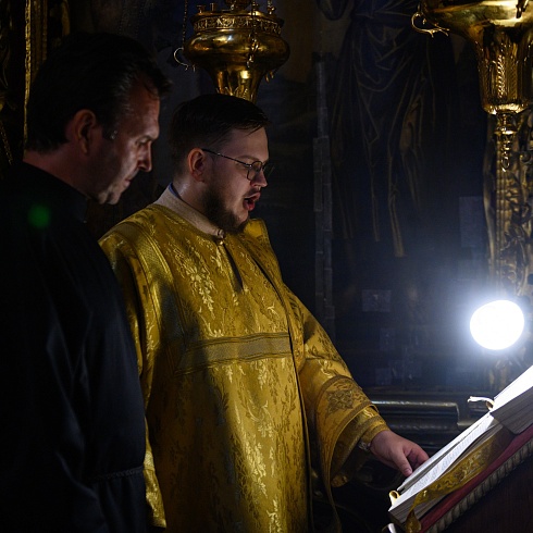 Память святой равноапостольной княгини Ольги молитвенно почтили в Троицком соборе Псковского кремля