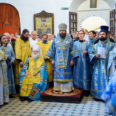 В Псковскую епархию прибыла чудотворная Казанская икона Божией Матери