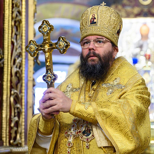 В свой день Ангела митрополит Матфей совершил Божественную Литургию в Свято-Троицком кафедральном соборе