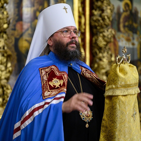 В свой день Ангела митрополит Матфей совершил Божественную Литургию в Свято-Троицком кафедральном соборе