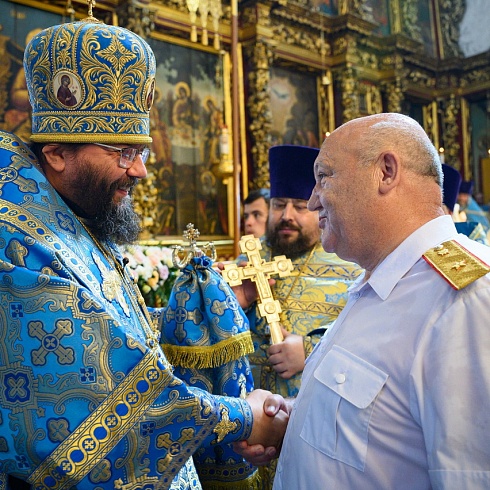 В Псковскую епархию прибыла чудотворная Казанская икона Божией Матери