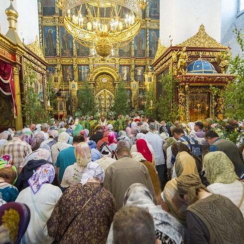 Праздник Святой Троицы отметили в Пскове. ФОТО