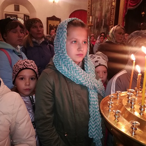 Второе в этом учебном году занятие детской ВОСКРЕСНОЙ школы прошло в Доме причта Троицкого собора