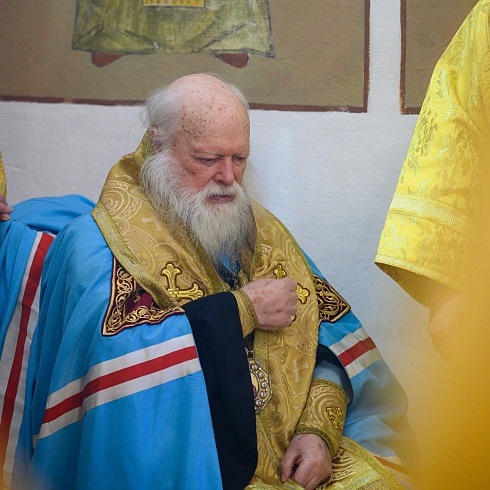 В свой день Ангела митрополит Матфей совершил Божественную Литургию в Свято-Троицком кафедральном соборе