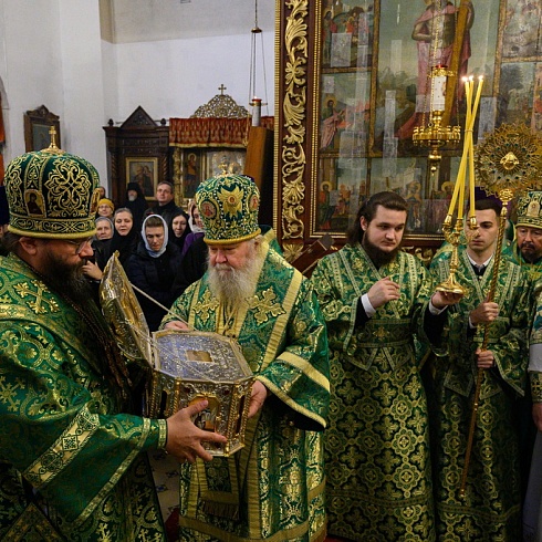 Состоялось принесение мощей преподобной Евфросинии Полоцкой на Псковскую землю